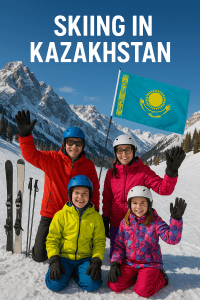 skiing in Kazakhstan