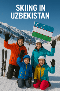 Skiing in Uzbekistan