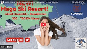 almaty superski resort video
