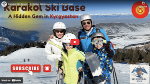 karakol ski resort video