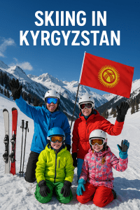 skiing in Kyrgyzstan