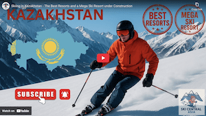 skiing in kazakhstan video
