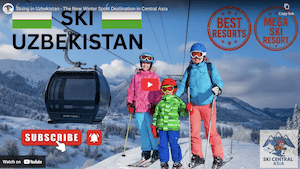 skiing in uzbekistan video