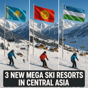 3 New Ski Resorts in Central Asia