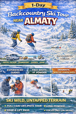 1-Day Backcountry Tour near Almaty