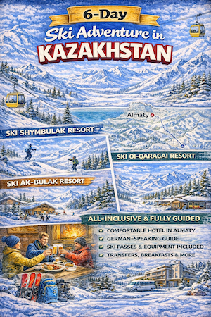 6-Day Ski Tour Kazakhstan