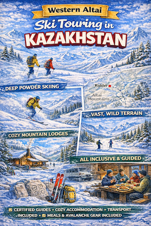 8-Day Ski Tour Altai Mountains