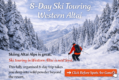 8-day ski touring western altai