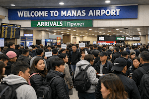 Airport Tips Skiers Kyrgyzstan