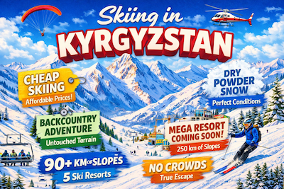 Skiing in Kyrgyzstan