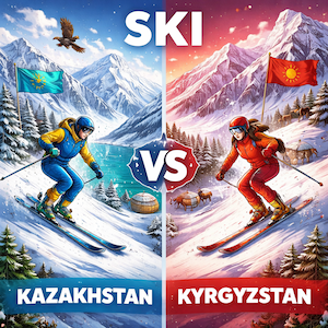 ski Kazakhstan vs Kyrgyzstan