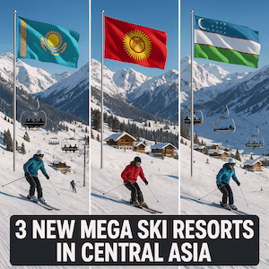 3 New Ski Resorts Central Asia