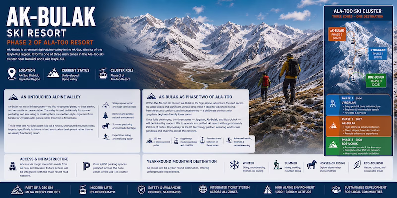 ak-bulak ski resort