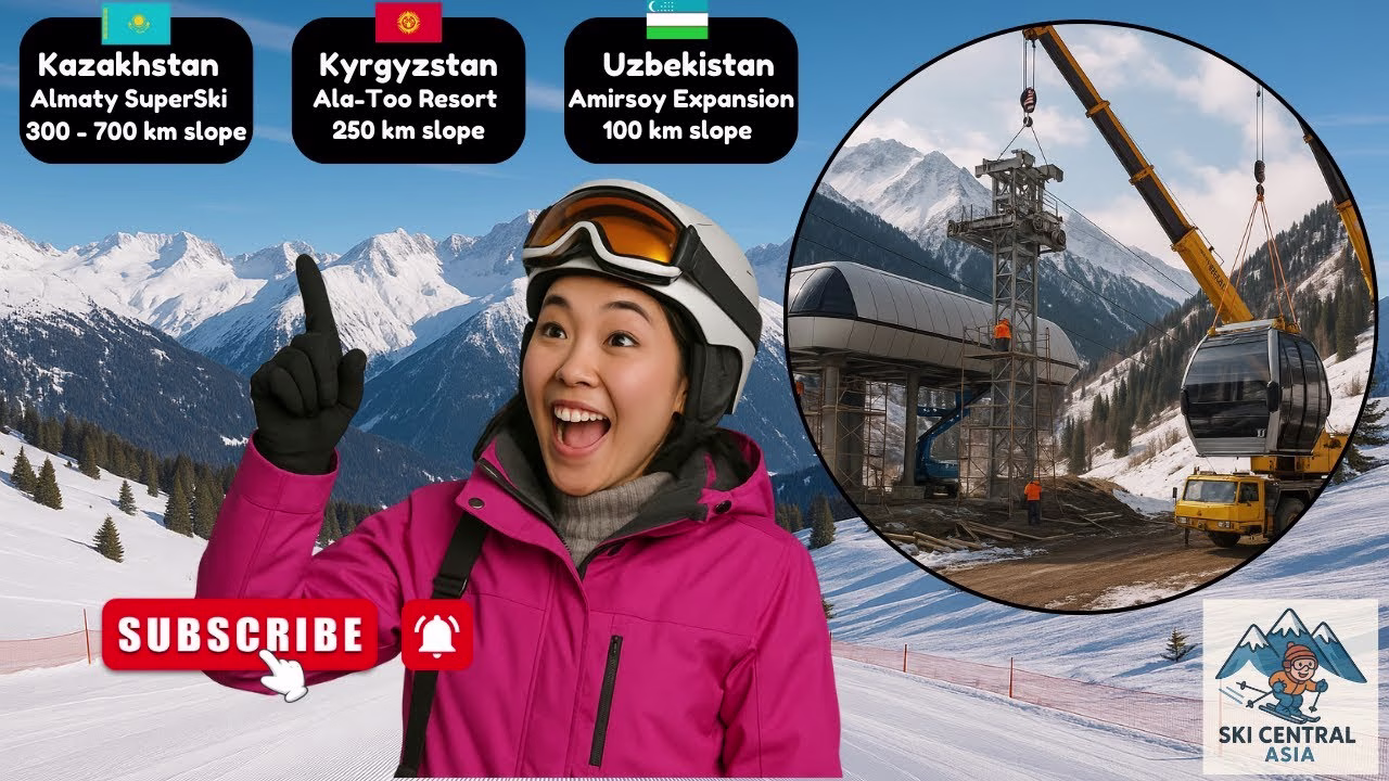 New Ski Resorts in Central Asia Video thumbnail