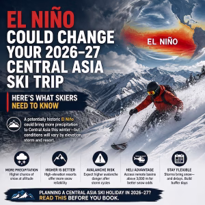 El Niño Central Asia ski season