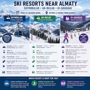 Ski resorts near Almaty