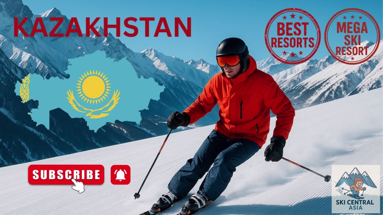 Skiing in Kazakhstan video thumbnail
