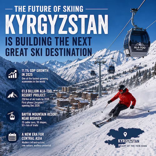 kyrgyzstan ski resort boom